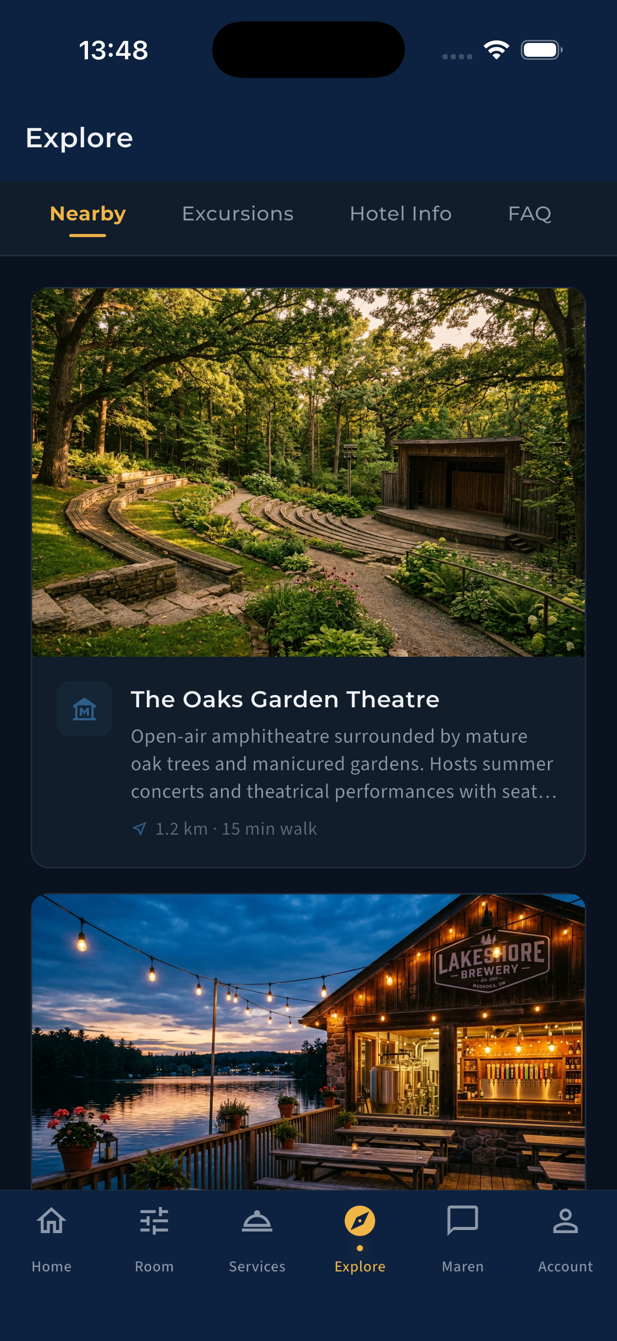 App screen